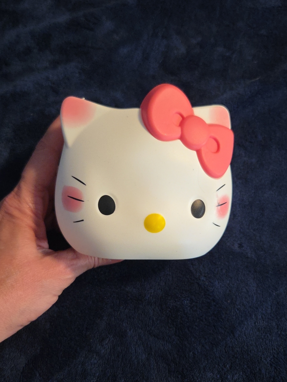 Hello Kitty Kids pencil holder- White with Pink Bow